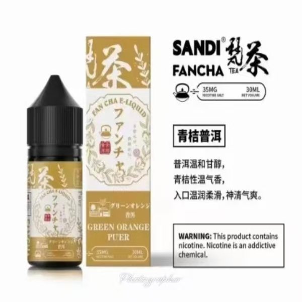 【10種口味】日本進口 SANDI FANCHA梵茶煙油 30ml/35mg:圖片 2