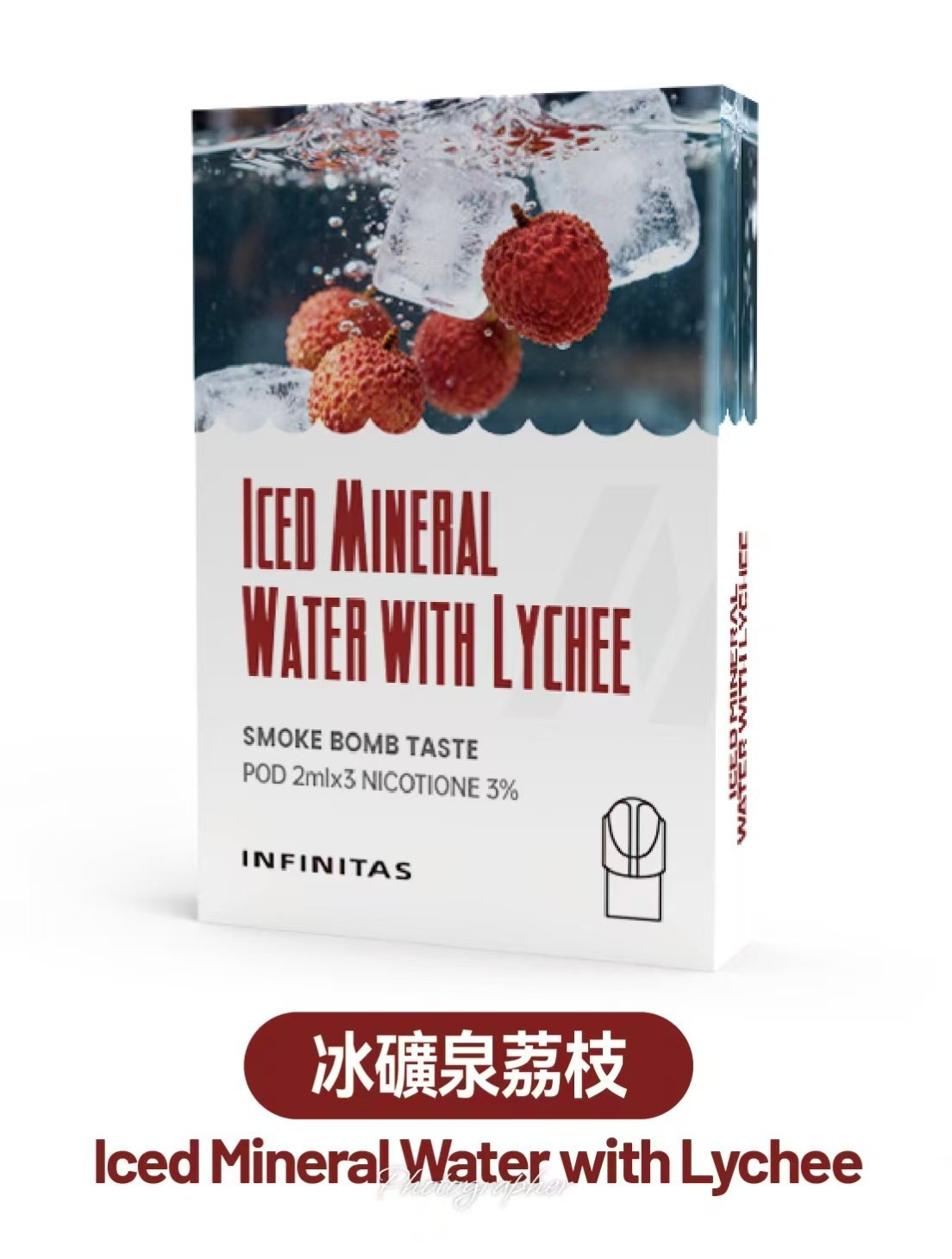 INF煙彈 無限電子煙菸彈 透明設計 2ml×3顆 1代通用:圖片 5