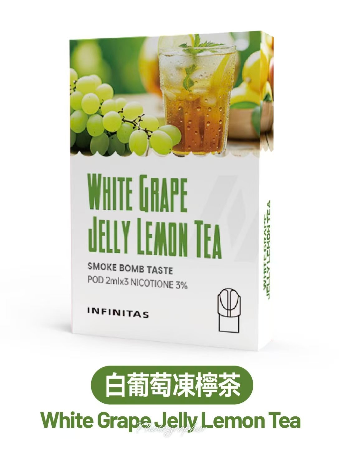 INF煙彈 無限電子煙菸彈 透明設計 2ml×3顆 1代通用:圖片 6
